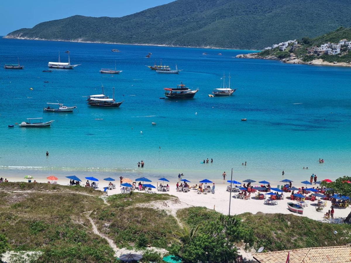 Cobertura Pe Na Areia Com Piscina Privativa E Vista Mar Na Praia Dos Anjos, Arraial Do Cabo, Para Ate 8 Pessoas Exterior photo
