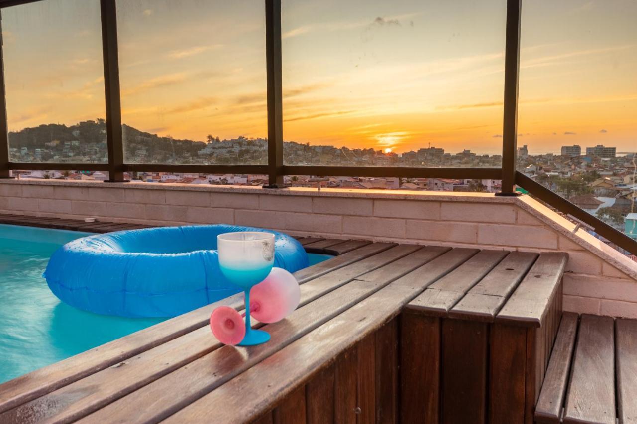 Cobertura Pe Na Areia Com Piscina Privativa E Vista Mar Na Praia Dos Anjos, Arraial Do Cabo, Para Ate 8 Pessoas Exterior photo