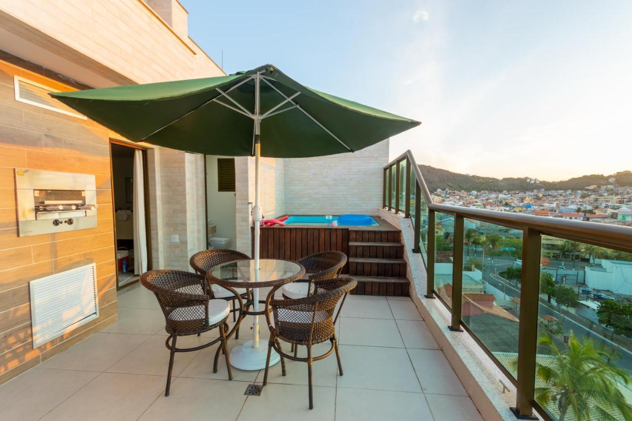 Cobertura Pe Na Areia Com Piscina Privativa E Vista Mar Na Praia Dos Anjos, Arraial Do Cabo, Para Ate 8 Pessoas Exterior photo